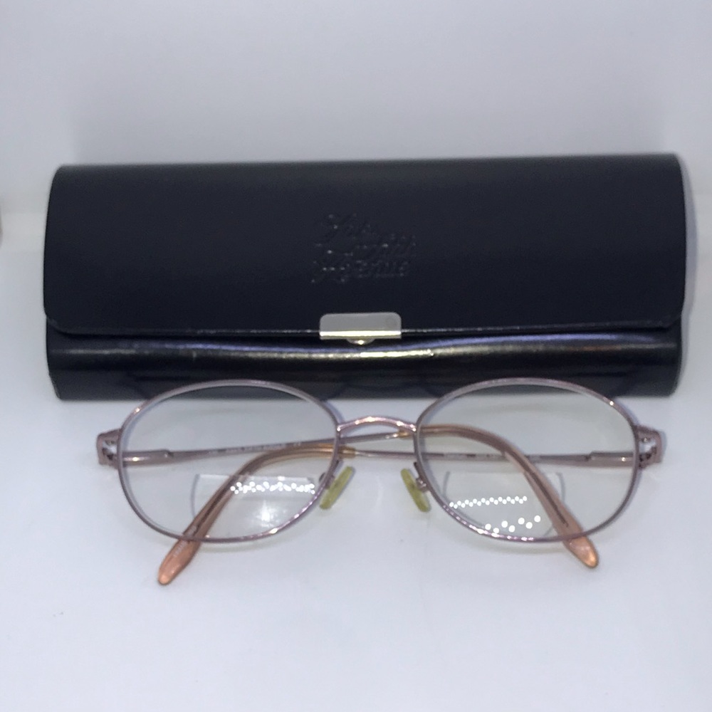 Vintage Saks Fifth Avenue Rose Gold Wire Eyewear Frames